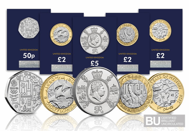 2020 United Kingdom Brilliant Uncirculated Annual Coin Set 13 Coins